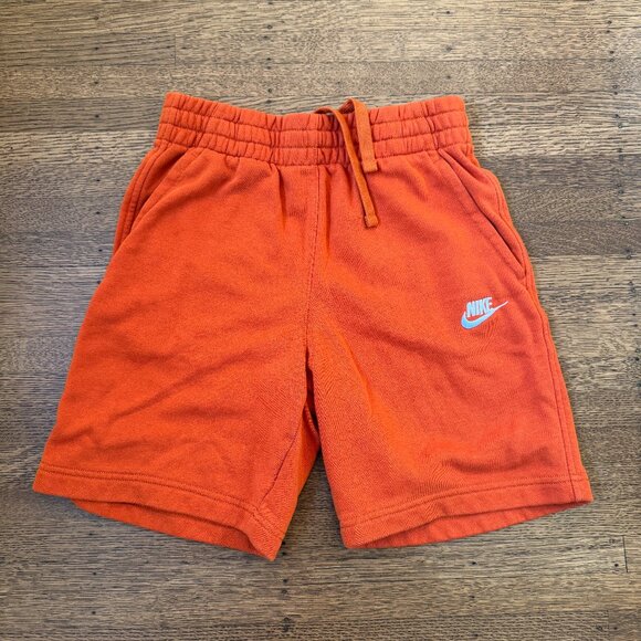 Boys Size Large Orange Sweat shorts - Picture 1 of 3
